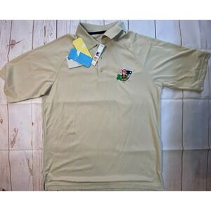 Extreme Performance SS Golf Polo Shirt Mens M UPF  NE Athletic Sports yellow Nwt